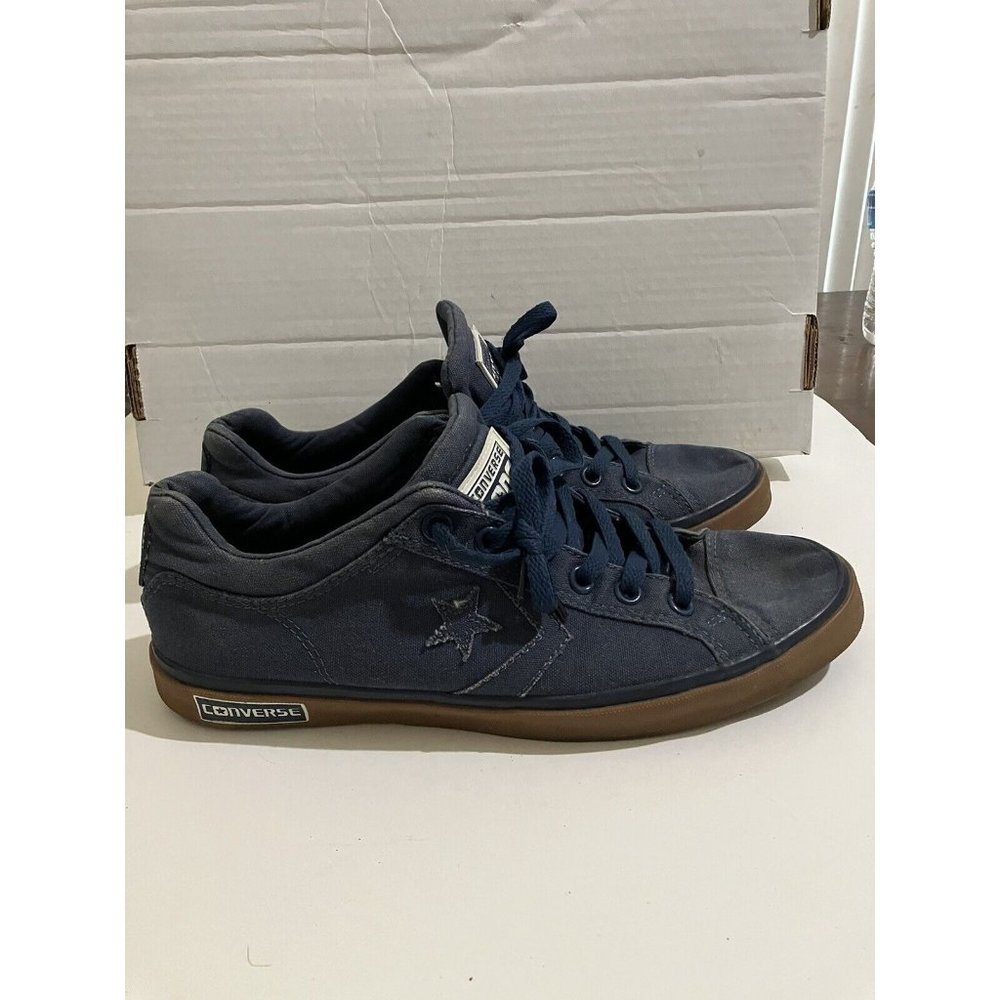 Converse Men's Size 10 Breakpoint Pro Ox  Blue & brown Gum Soles skate Sneakers - Picture 3 of 8